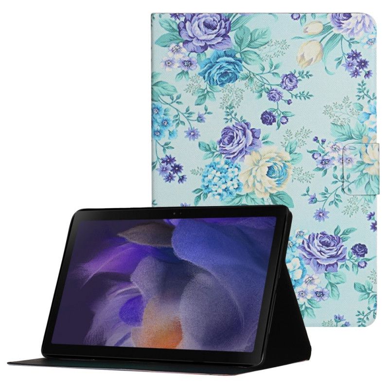 Flip Cover Samsung Galaxy Tab A8 (2021) Blomster Blomster Blomster