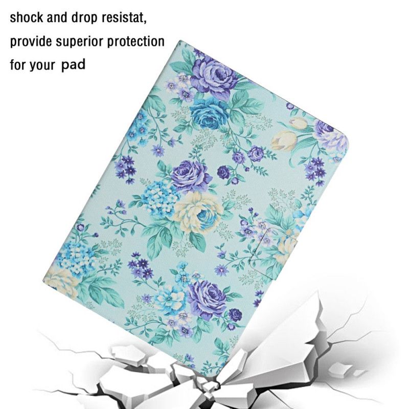 Flip Cover Samsung Galaxy Tab A8 (2021) Blomster Blomster Blomster