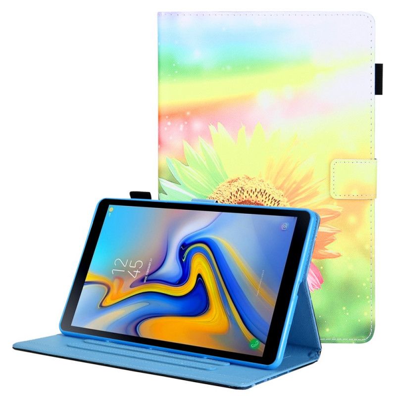 Flip Cover Samsung Galaxy Tab A8 (2021) Blomster I Solen