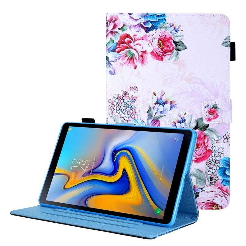 Flip Cover Samsung Galaxy Tab A8 (2021) Blomsterdesign