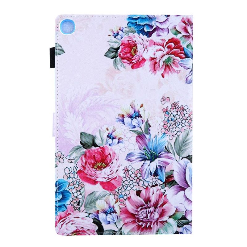 Flip Cover Samsung Galaxy Tab A8 (2021) Blomsterdesign