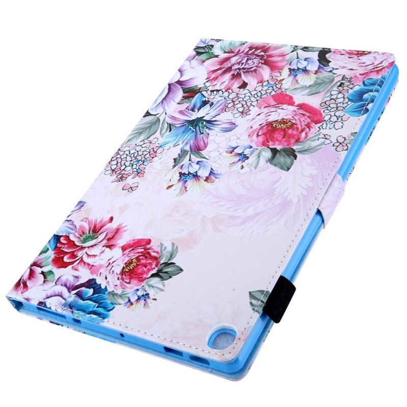 Flip Cover Samsung Galaxy Tab A8 (2021) Blomsterdesign