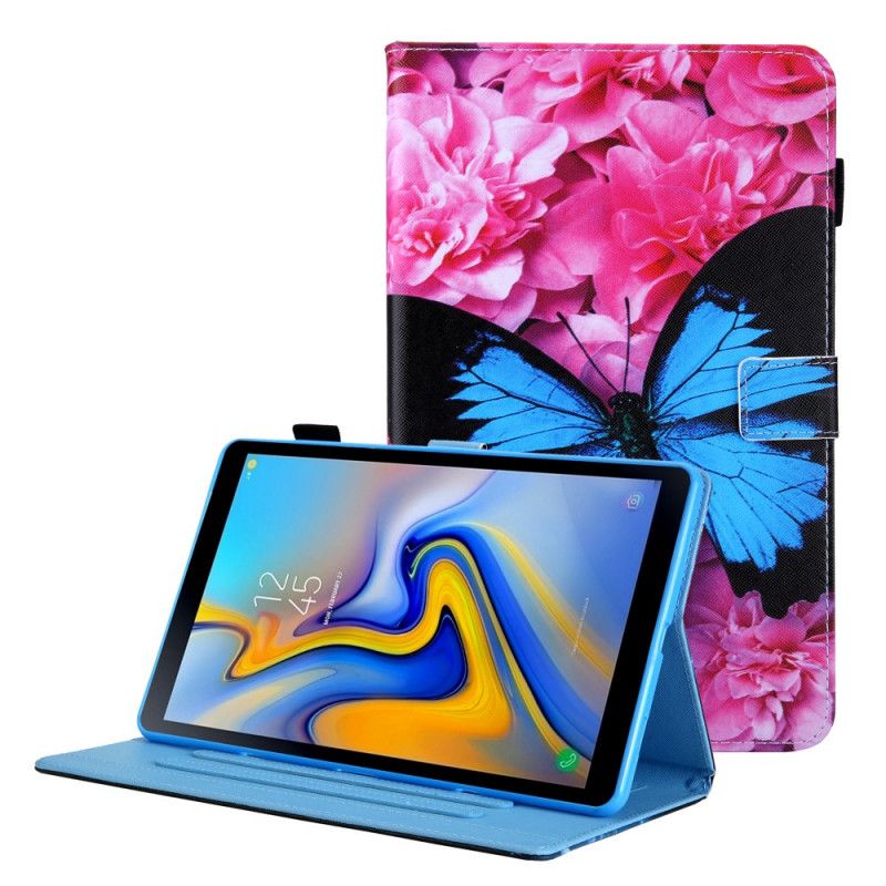 Flip Cover Samsung Galaxy Tab A8 (2021) Blomstersommerfugl