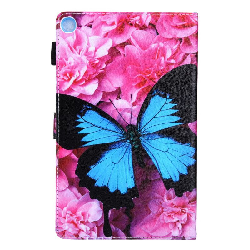 Flip Cover Samsung Galaxy Tab A8 (2021) Blomstersommerfugl