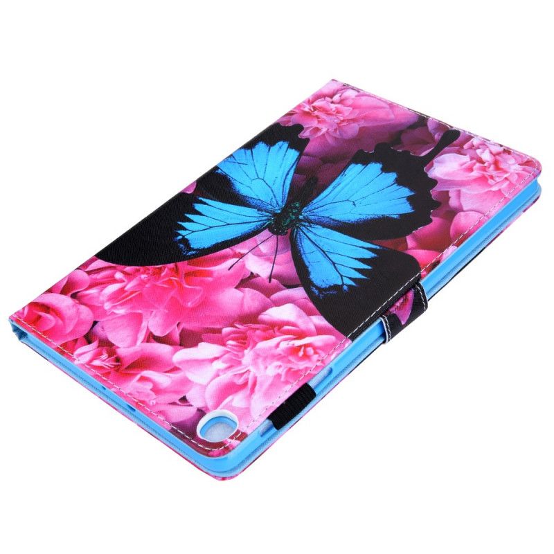 Flip Cover Samsung Galaxy Tab A8 (2021) Blomstersommerfugl