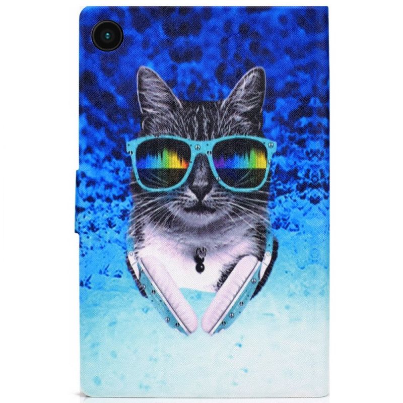 Flip Cover Samsung Galaxy Tab A8 (2021) Disco Cat