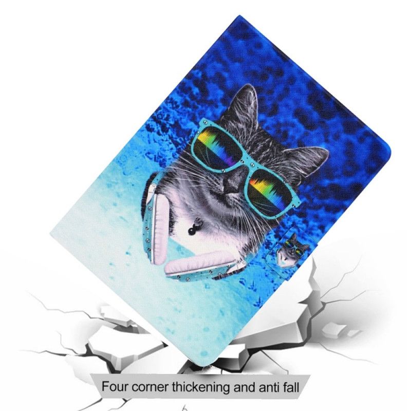 Flip Cover Samsung Galaxy Tab A8 (2021) Disco Cat