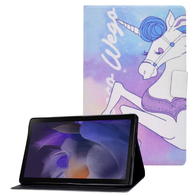 Flip Cover Samsung Galaxy Tab A8 (2021) Fantasy Unicorn