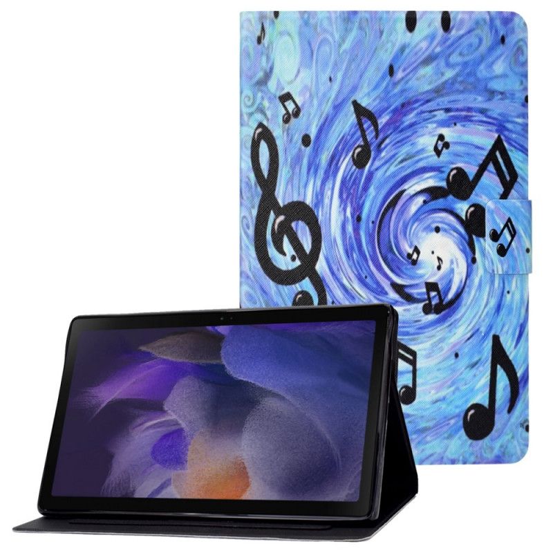 Flip Cover Samsung Galaxy Tab A8 (2021) Musiknoter