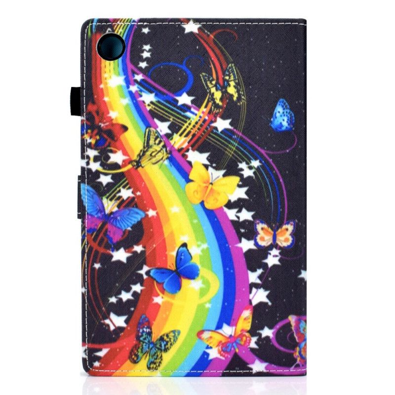 Flip Cover Samsung Galaxy Tab A8 (2021) Regnbuesommerfugle