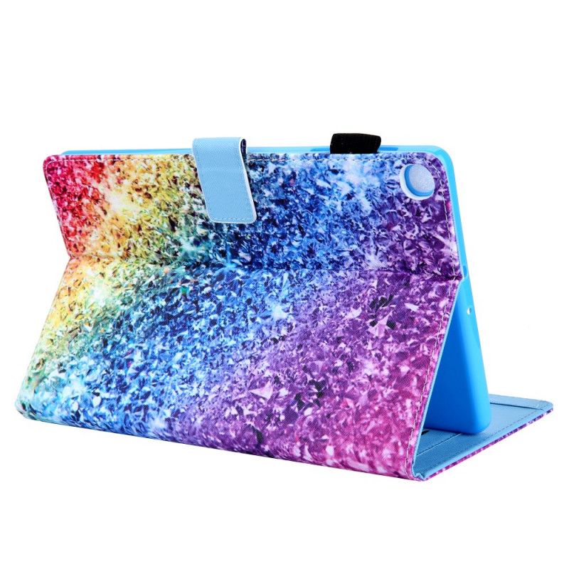 Flip Cover Samsung Galaxy Tab A8 (2021) Skinnende Pailletter