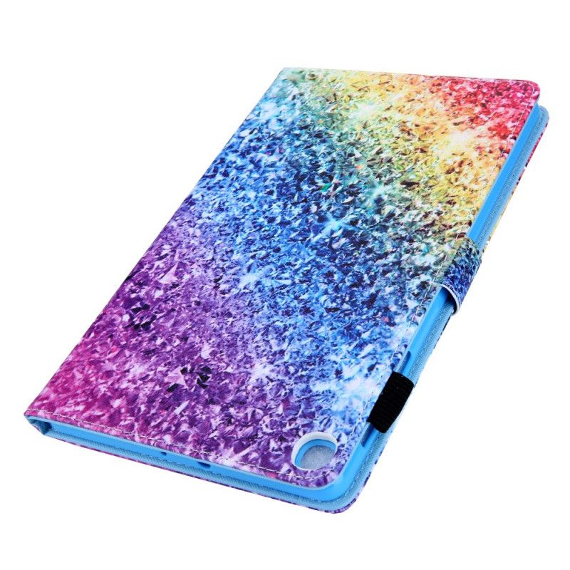 Flip Cover Samsung Galaxy Tab A8 (2021) Skinnende Pailletter