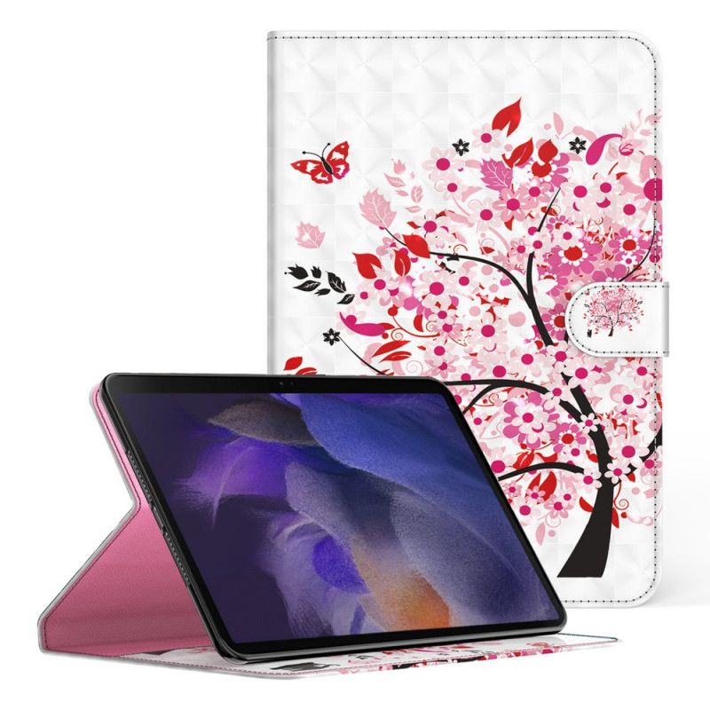 Flip Cover Samsung Galaxy Tab A8 (2021) Træ Og Kat