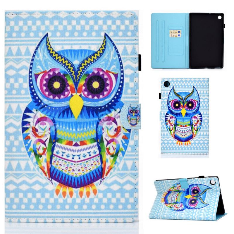 Flip Cover Samsung Galaxy Tab A8 (2021) Tribal Owl