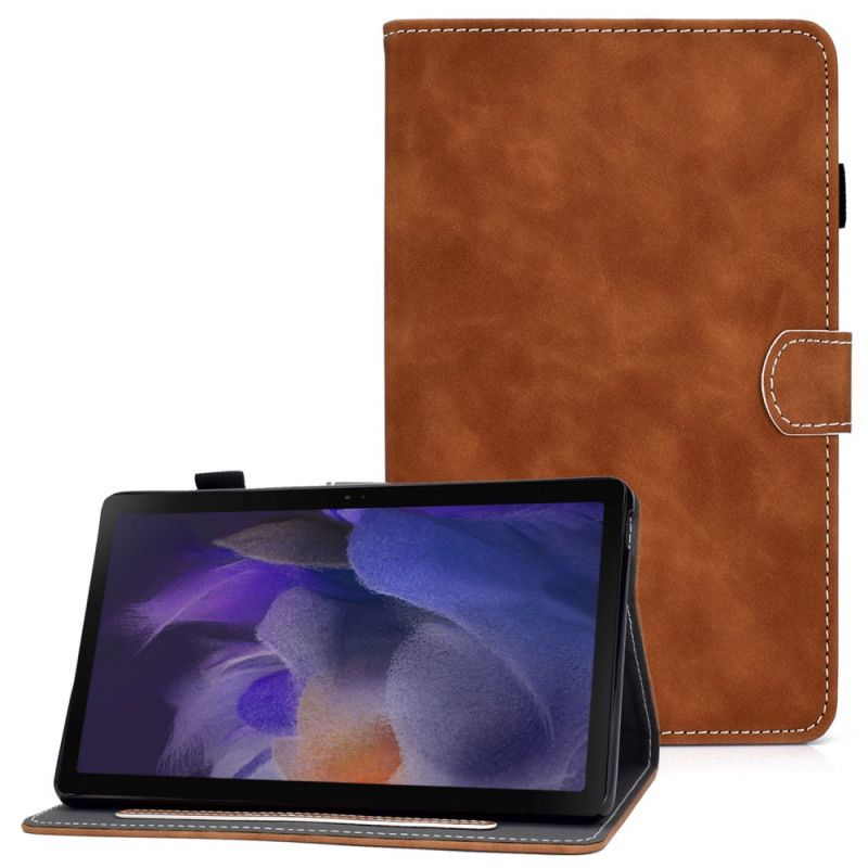 Flip Cover Samsung Galaxy Tab A8 (2021) Vintage Design Lædereffekt