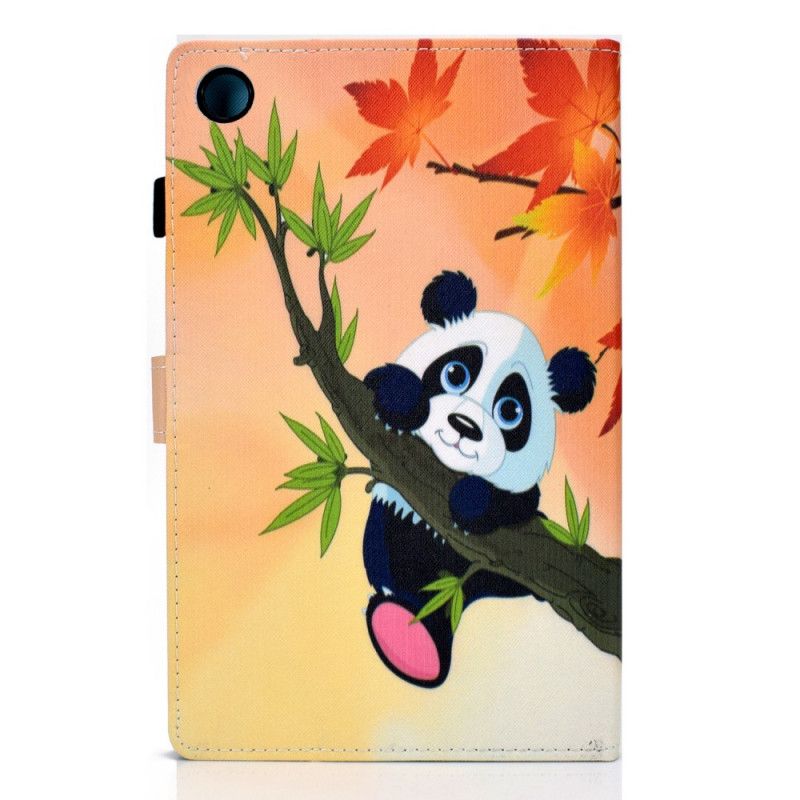 Læder Cover Samsung Galaxy Tab A8 (2021) Sød Panda