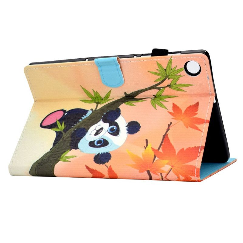 Læder Cover Samsung Galaxy Tab A8 (2021) Sød Panda