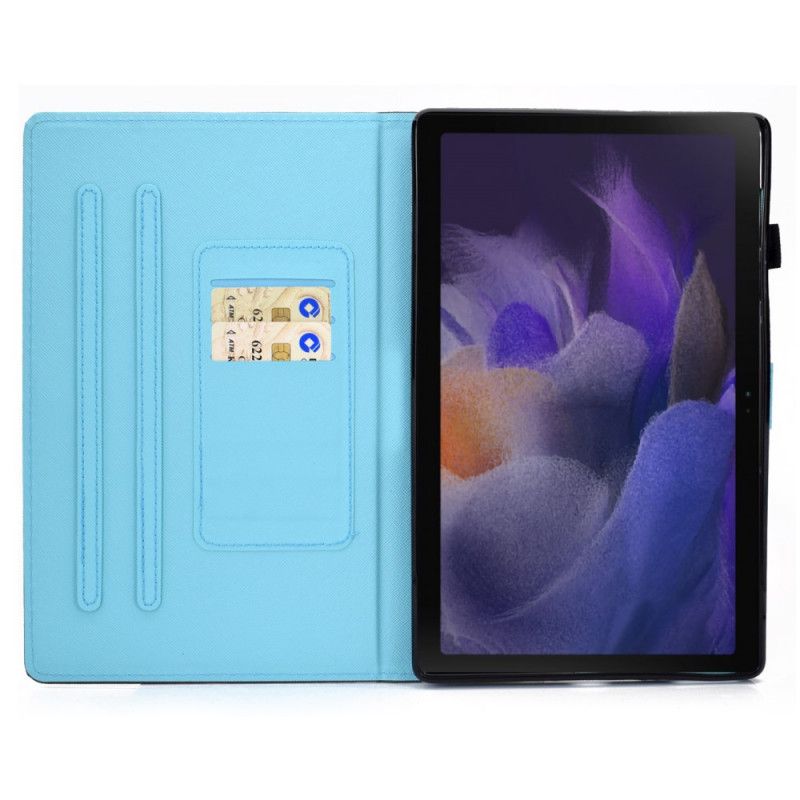 Læder Cover Samsung Galaxy Tab A8 (2021) Sød Panda