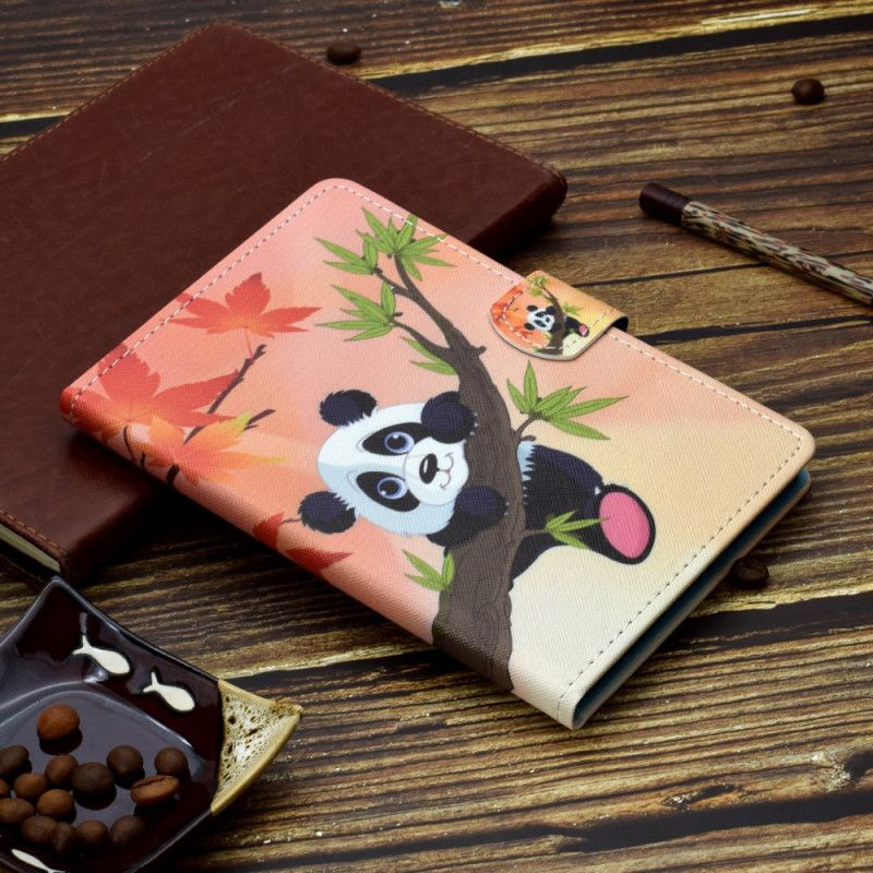 Læder Cover Samsung Galaxy Tab A8 (2021) Sød Panda