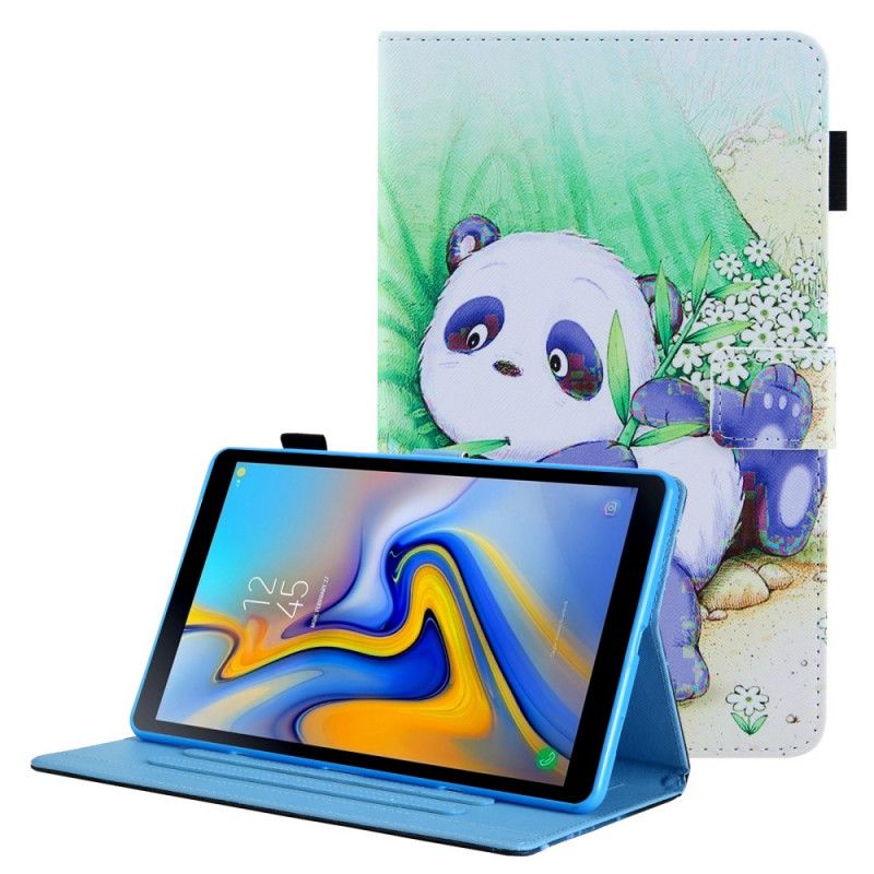 Læder Cover Samsung Galaxy Tab A8 Telefon Etui (2021) Dejlig Panda