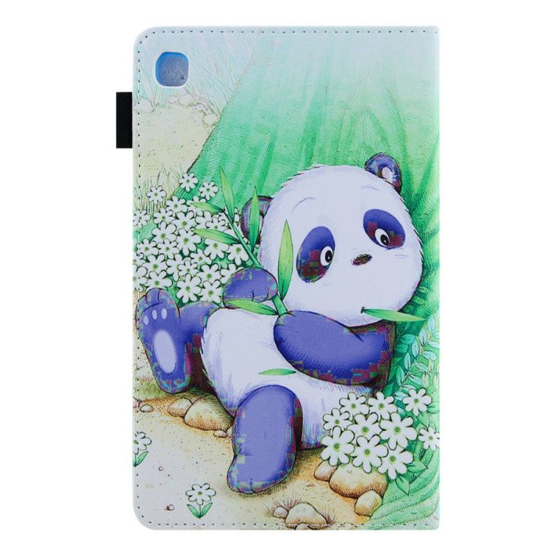 Læder Cover Samsung Galaxy Tab A8 Telefon Etui (2021) Dejlig Panda