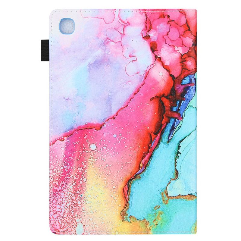 Læder Cover Samsung Galaxy Tab A8 Telefon Etui (2021) Marmorstil