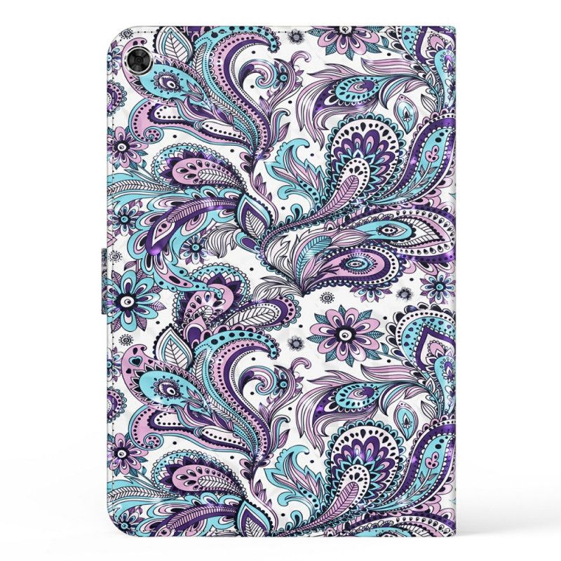 Læder Cover Samsung Galaxy Tab A8 Telefon Etui (2021) Paisley-mønster