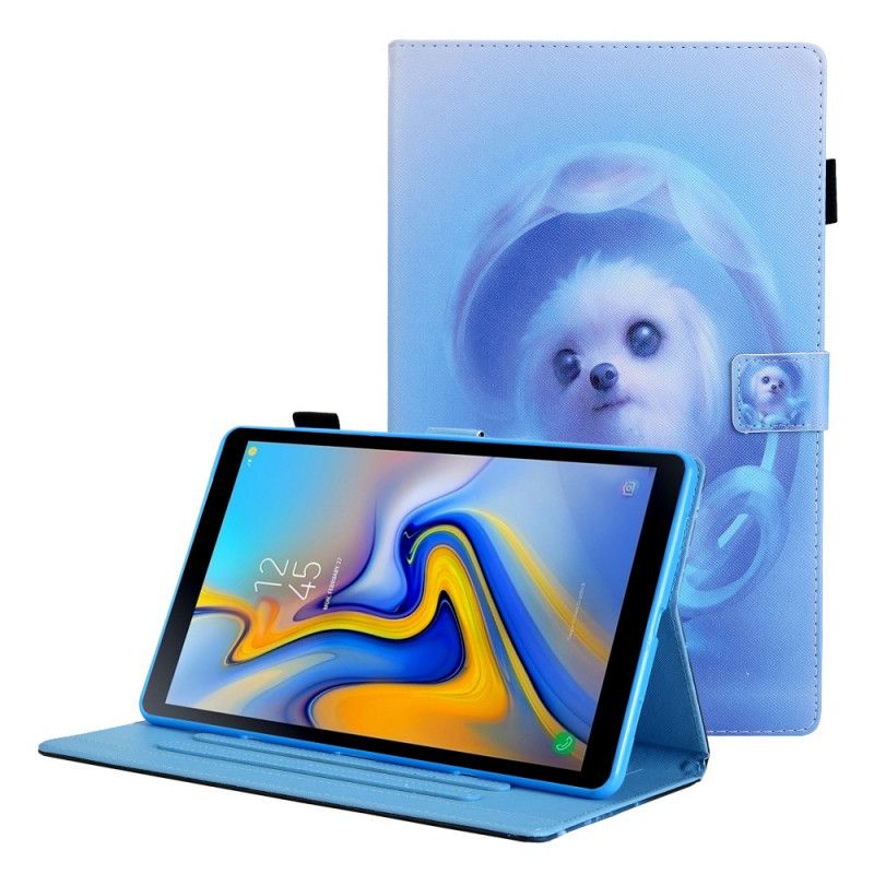 Læder Cover Samsung Galaxy Tab A8 Telefon Etui (2021) Sød Hund