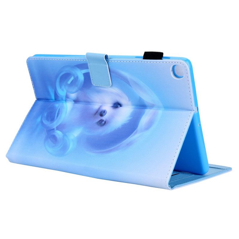 Læder Cover Samsung Galaxy Tab A8 Telefon Etui (2021) Sød Hund