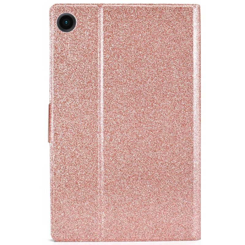 Læder Cover Samsung Galaxy Tab A8 Telefon Etui (2021) Sparkling Glitter