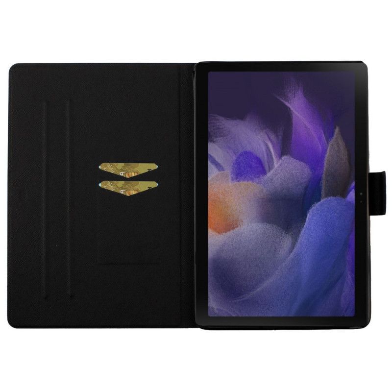 Læder Cover Samsung Galaxy Tab A8 Telefon Etui (2021) Sunset Love