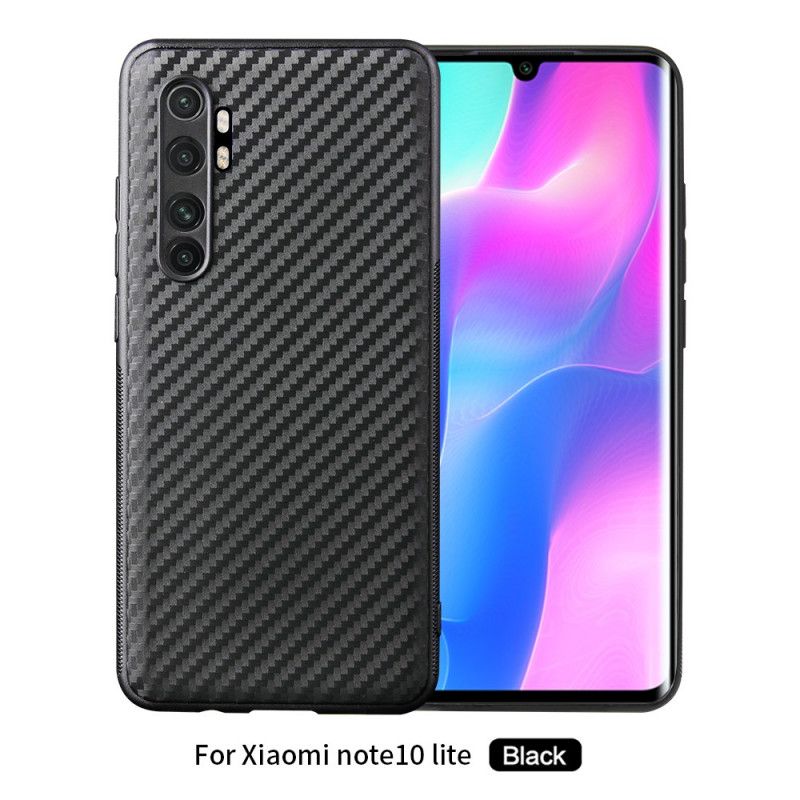 Cover for Xiaomi Mi Note 10 Lite Enkelt Kulfiber