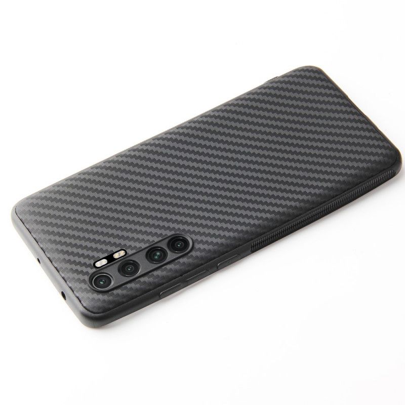 Cover for Xiaomi Mi Note 10 Lite Enkelt Kulfiber