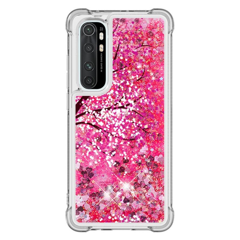 Cover Xiaomi Mi Note 10 Lite Glitter Træ