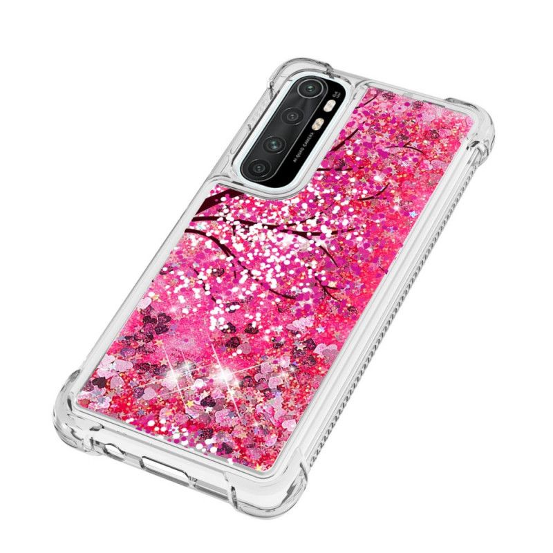 Cover Xiaomi Mi Note 10 Lite Glitter Træ