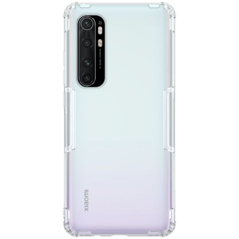 Cover Xiaomi Mi Note 10 Lite Grå Forstærket Gennemsigtig Nillkin