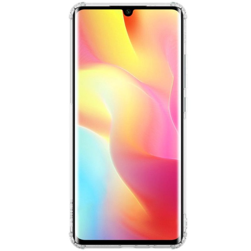 Cover Xiaomi Mi Note 10 Lite Grå Forstærket Gennemsigtig Nillkin