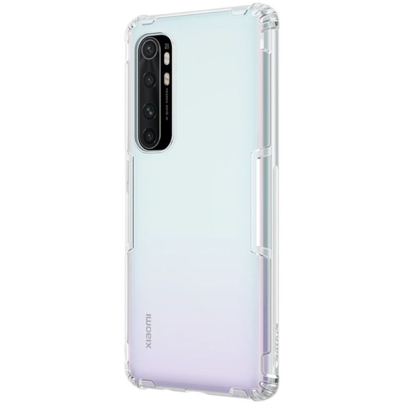 Cover Xiaomi Mi Note 10 Lite Grå Forstærket Gennemsigtig Nillkin