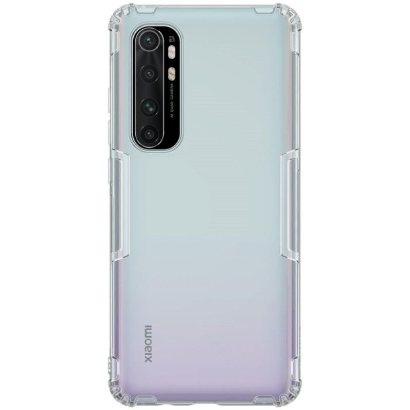 Cover Xiaomi Mi Note 10 Lite Grå Forstærket Gennemsigtig Nillkin