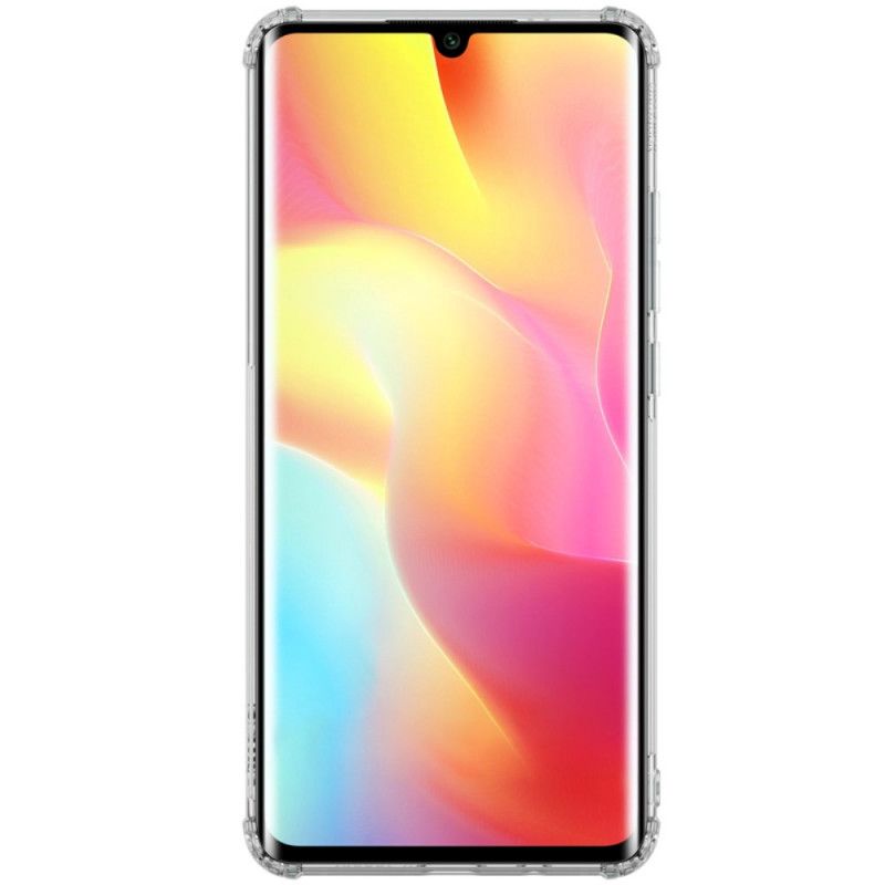 Cover Xiaomi Mi Note 10 Lite Grå Forstærket Gennemsigtig Nillkin