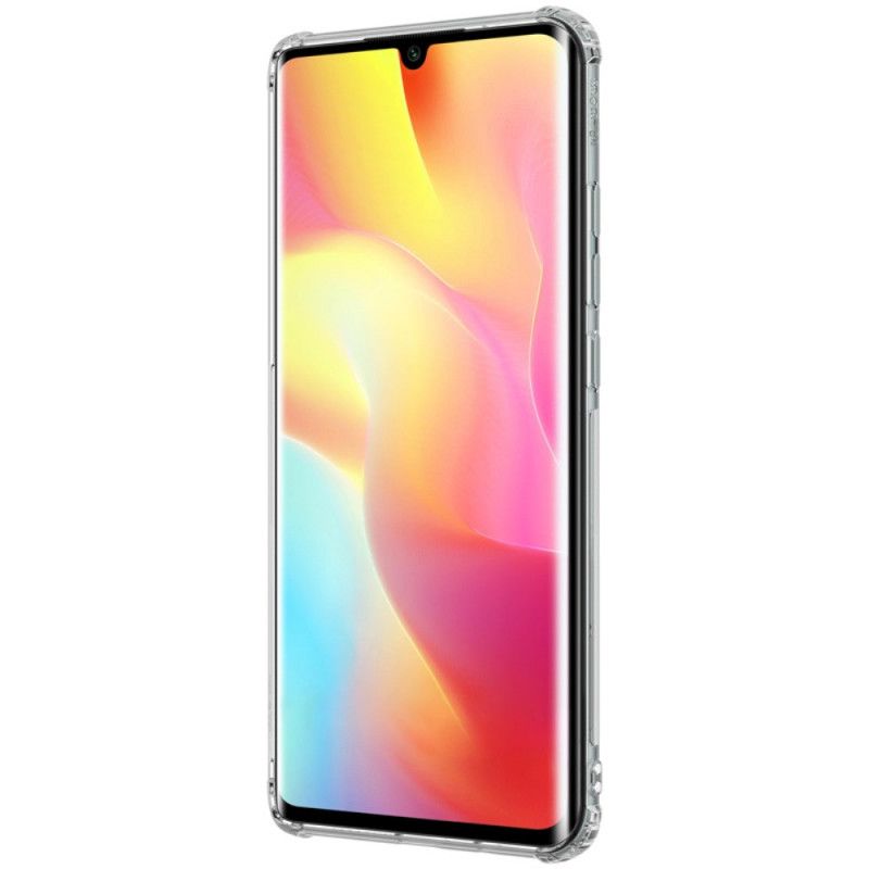 Cover Xiaomi Mi Note 10 Lite Grå Forstærket Gennemsigtig Nillkin