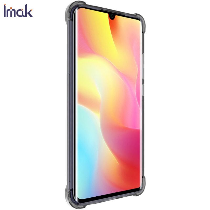 Cover Xiaomi Mi Note 10 Lite Grå Gennemsigtig Silkeblød Imak Beskyttelse