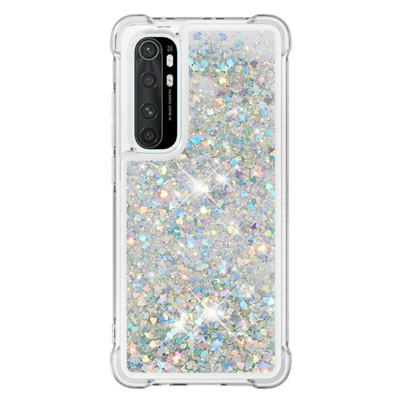 Cover Xiaomi Mi Note 10 Lite Grå Lystglitter