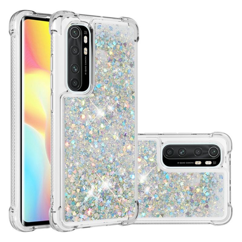 Cover Xiaomi Mi Note 10 Lite Grå Lystglitter