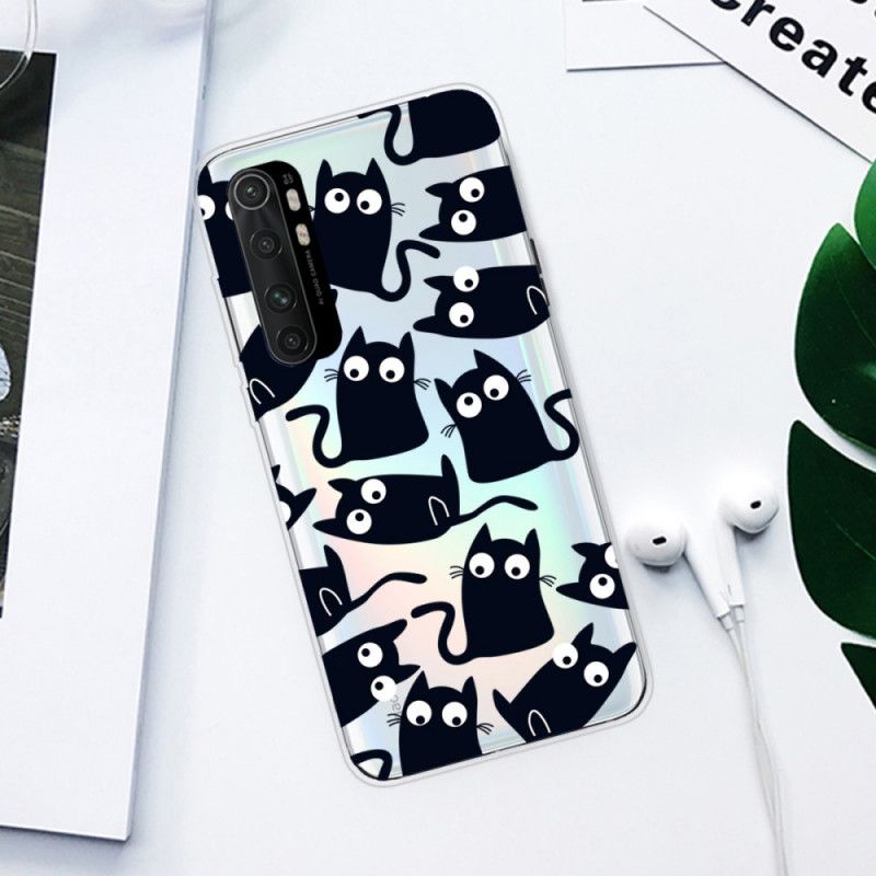 Cover Xiaomi Mi Note 10 Lite Mobilcover Sorte Katte