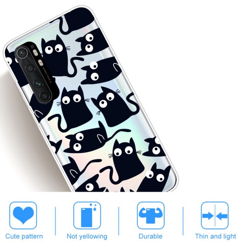 Cover Xiaomi Mi Note 10 Lite Mobilcover Sorte Katte