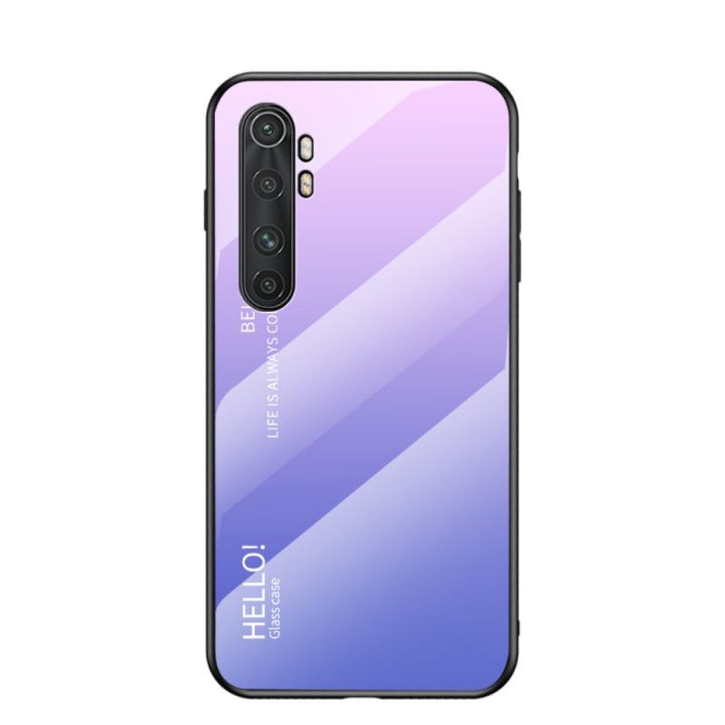 Cover Xiaomi Mi Note 10 Lite Sort Hej Hærdet Glas