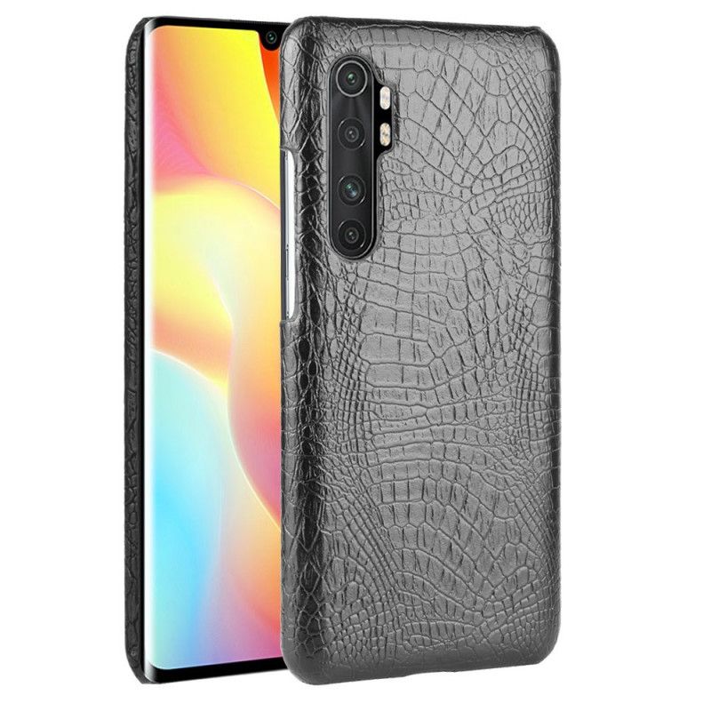 Cover Xiaomi Mi Note 10 Lite Sort Krokodillehudstil