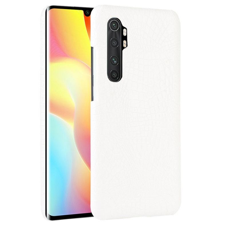 Cover Xiaomi Mi Note 10 Lite Sort Krokodillehudstil