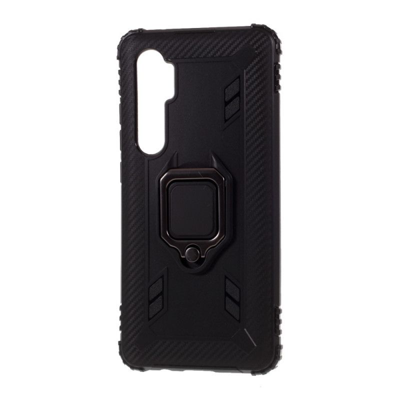 Cover Xiaomi Mi Note 10 Lite Sort Ring Og Kulfiber